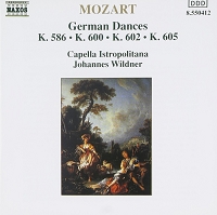 German Dances K. 586 · K. 600 · K. 602 · K.. 605